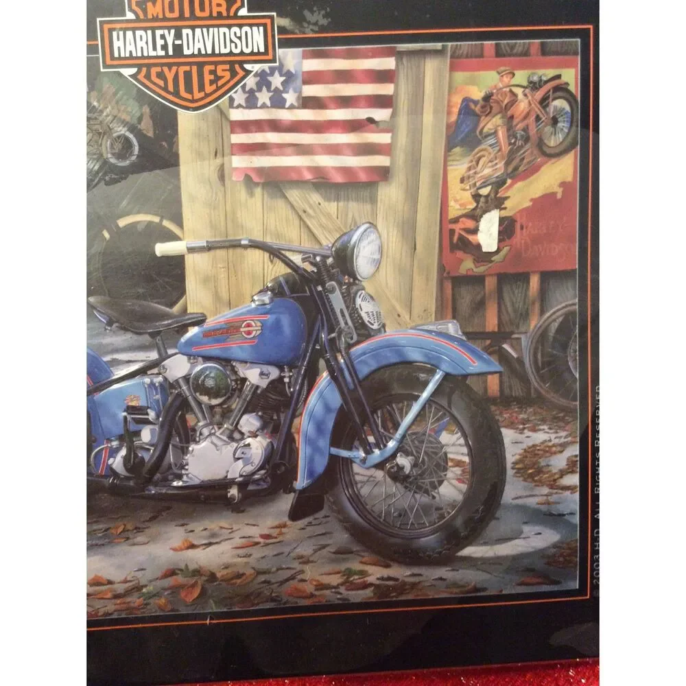 Harley Davidson 2003 Puzzle and Collectors Metal Tin 1000 pieces New